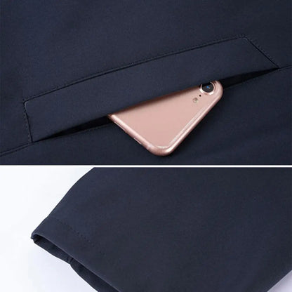 Men Coat Cardigan Solid Color Turn-down Collar Loose Cardigan Spring Jacket for Business Work Male Clothing Streetwear