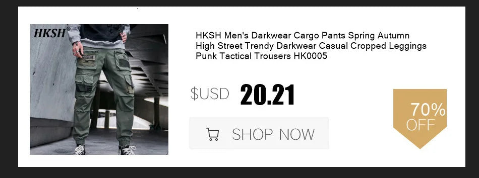 HKSH 2025 Spring Autumn New Man Tide Motorcycle Fashion Denim Jacket Trend Korean Slim Safari Style Casual Handsome Coats HK4817