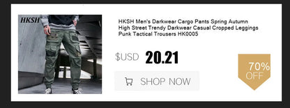 HKSH 2025 Spring Autumn New Man Tide Motorcycle Fashion Denim Jacket Trend Korean Slim Safari Style Casual Handsome Coats HK4817