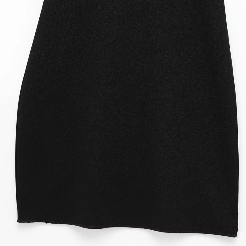 HXAO Halter Black Dress Women's Dresses Summer Sexy Bodycon Backless Short Dresses Woman Sleeveless Corset Elastic Vestidos 066