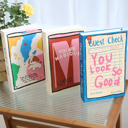 3Pcs Fashion Fake Books Living Room Decoration Designer Books Coffee Table Ornaments Club Hotel Room Villa Prop Books Decoration