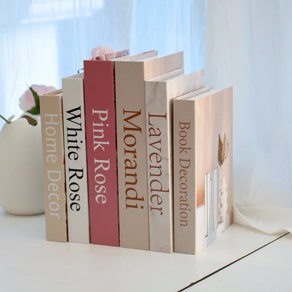 3Pcs Fashion Fake Books Living Room Decoration Designer Books Coffee Table Ornaments Club Hotel Room Villa Prop Books Decoration